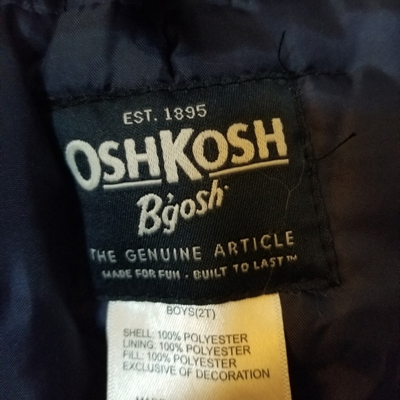 2t boys coat w zip in fleece liner - Picture 2 of 3